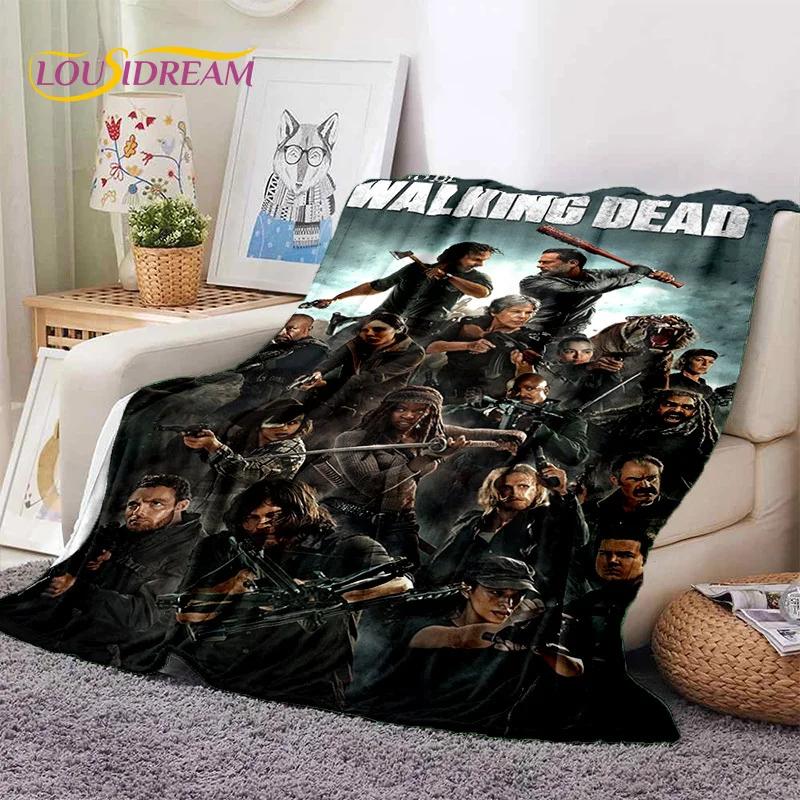 The Walking Dead Lincoln TWD Soft Flannel Blanket for Beds Bedroom Sofa Picnic,Throw Blanket for Cover Outdoors Leisure Nap Gift