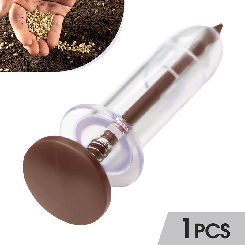 1Pcs Handheld Seed Dispenser, Mini Manual Seeder Tool For Garden Planting, Flower Pot & Garden Bed Essential Gardening Supplies