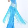 Glitter Sequins Belly Dance Belt Long Tassel Sequin Waist Chain Boho Hip Scarf Skirt  Belly Dancing