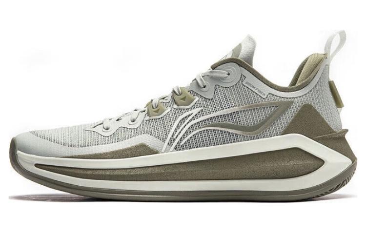 Li Ning Liren 3 V2 Дыхание Дикой Природы Удобная Амортизация Нескользящая Износостойкая Низкие Баскетбольные Кроссовки ABAT057-11 43