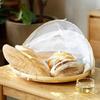 Bamboo Hand-Woven Basket Multi-function Fruit Vegetable Tray Food Storage Basket  Household