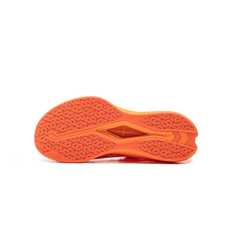 Li Ning Kids Running Rabbit 8 Pro Simple Versatile Non-Slip Durable Low-Top Running Shoes Men Running Shoes Fluorescent-Apricot-Orange YKFV128-1