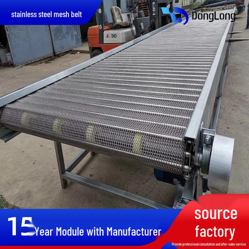 High-Temperature Resistant 304 Stainless Steel Mesh Conveyor Belt B-Type