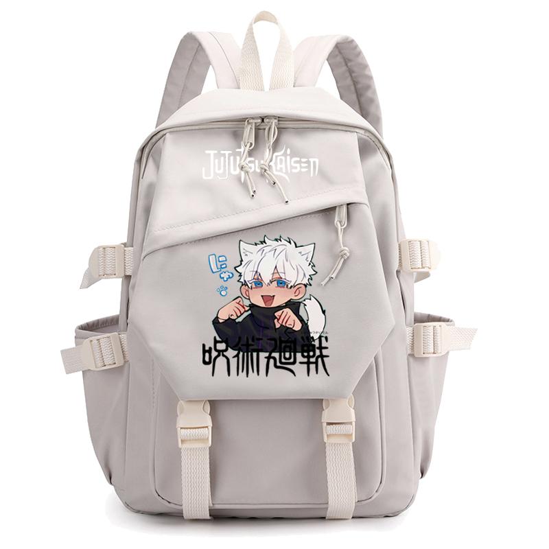 Anime Student Kawaii Backpack Kaisen Light Weight Bags Backpack for Boys Girls Hildren Back To School Schoolbag
