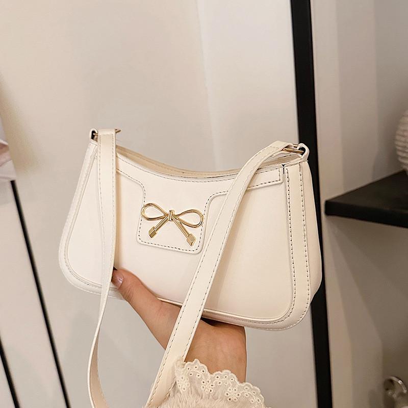 Casual Stylish Modern Small Handbag For Women With Bow Detail Available In Various Colors