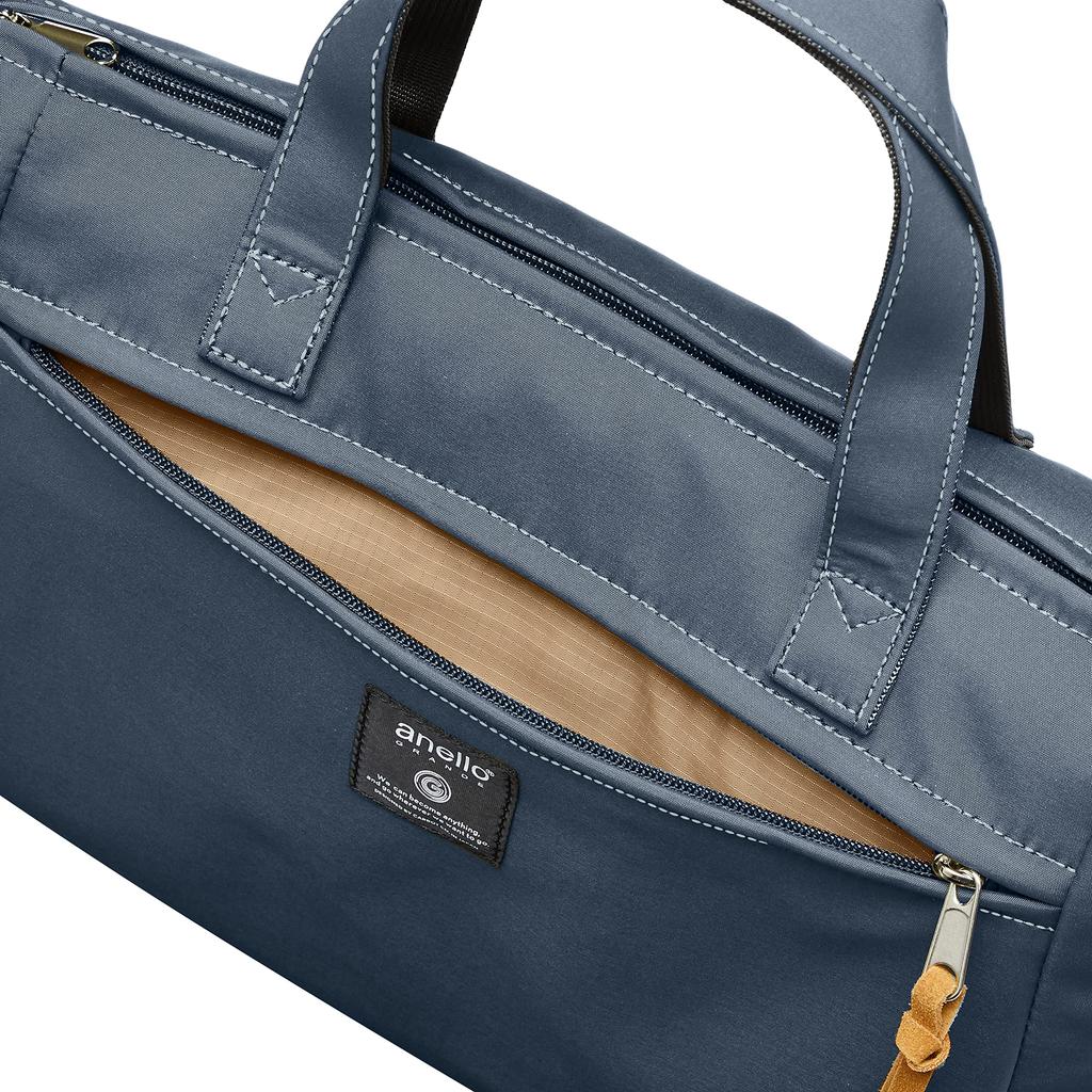 2WAY Tote Bag A4 STAMP GHM0233Z Denim Blue [Anello Grande] Multi-storage/2WAY