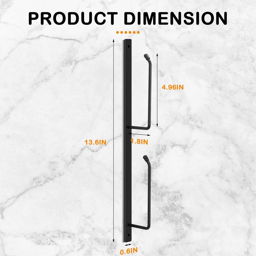 Hat Rack for Baseball Caps (2-Pack), Stainless Steel Hat Organizer for Baseball Caps, Multi-Purpose Hooks for Wall, Strong Adhesive/Wall Drilled