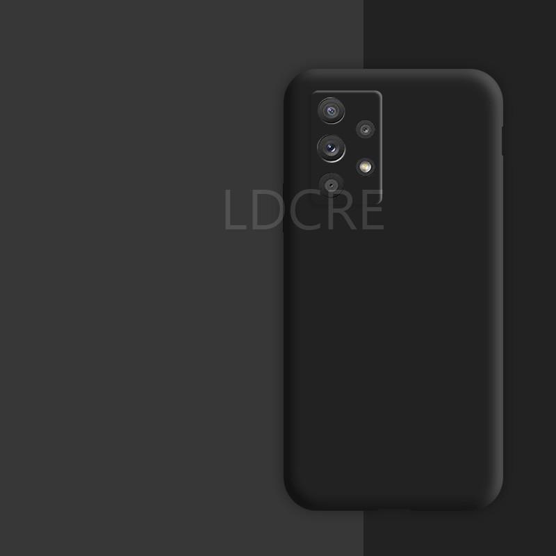 For Samsung Galaxy A72 Case For Samsung A72 Cover Silicone Soft Liquid Silm Rubber Case For Samsung Galaxy A72 A52 A12 A51 M51