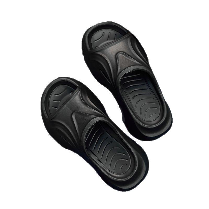 Dicksohlige Hausschuhe coole Hausschuhe Damen tragen klein Innenschuh Höhe erhöhen rutschfest Indoor-Hausschuhe Sommer Outdoor