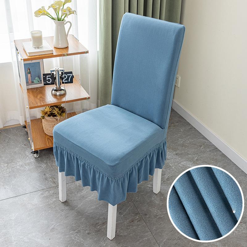

Новый замшевый утолщенный чехол для стула универсальный чехол для обеденного стула чехол для табурета чехол для сиденья домашнего обеденного стола 42*38*38cm