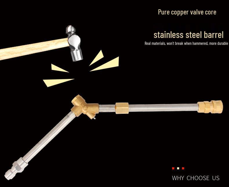 High-Pressure Car Wash Water Gun 350bar/5000psi Multifunctional Spray Nozzle