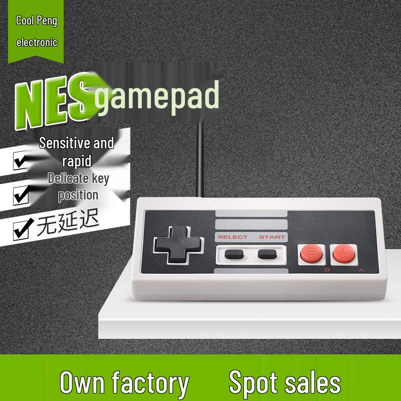 In-Stock Red & White Mini Wired Controller for NES Console
