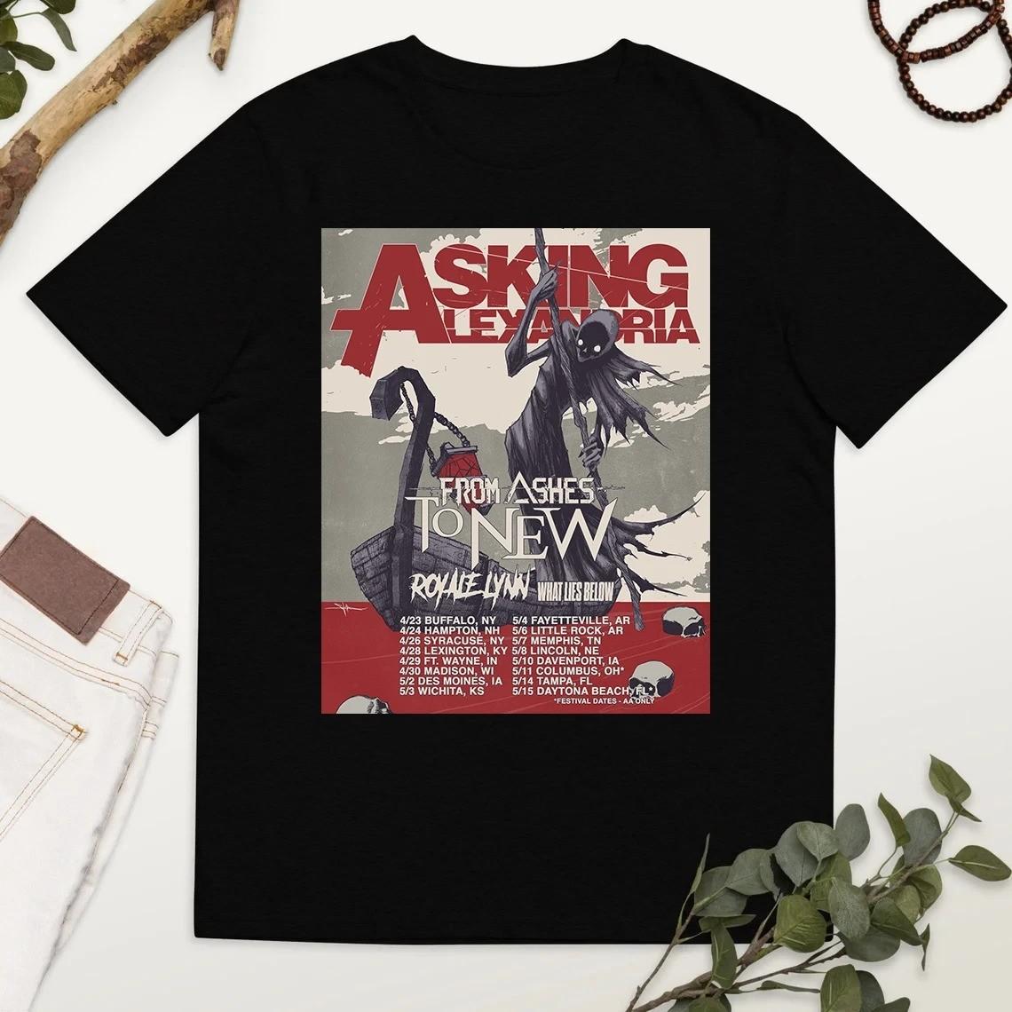 Asking Alexandria band April Tour From Ashes To New Shirt Full Size MI411 S