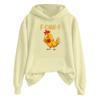 Women's Fashionable Casual Long Sleeve Hooded Printed Sweatshirt
