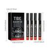 Abrasion Resistant Tire Paint Labeling Markers Tool Fade Proof Long Lasting High Coverage Markers For Bike Maintenance