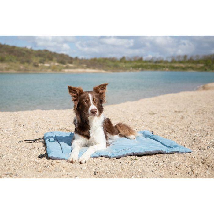 Couverture de voyage 85 x 70 cm pour tapis rafraichissant Samoa Classic bleu pour chien - Trixie