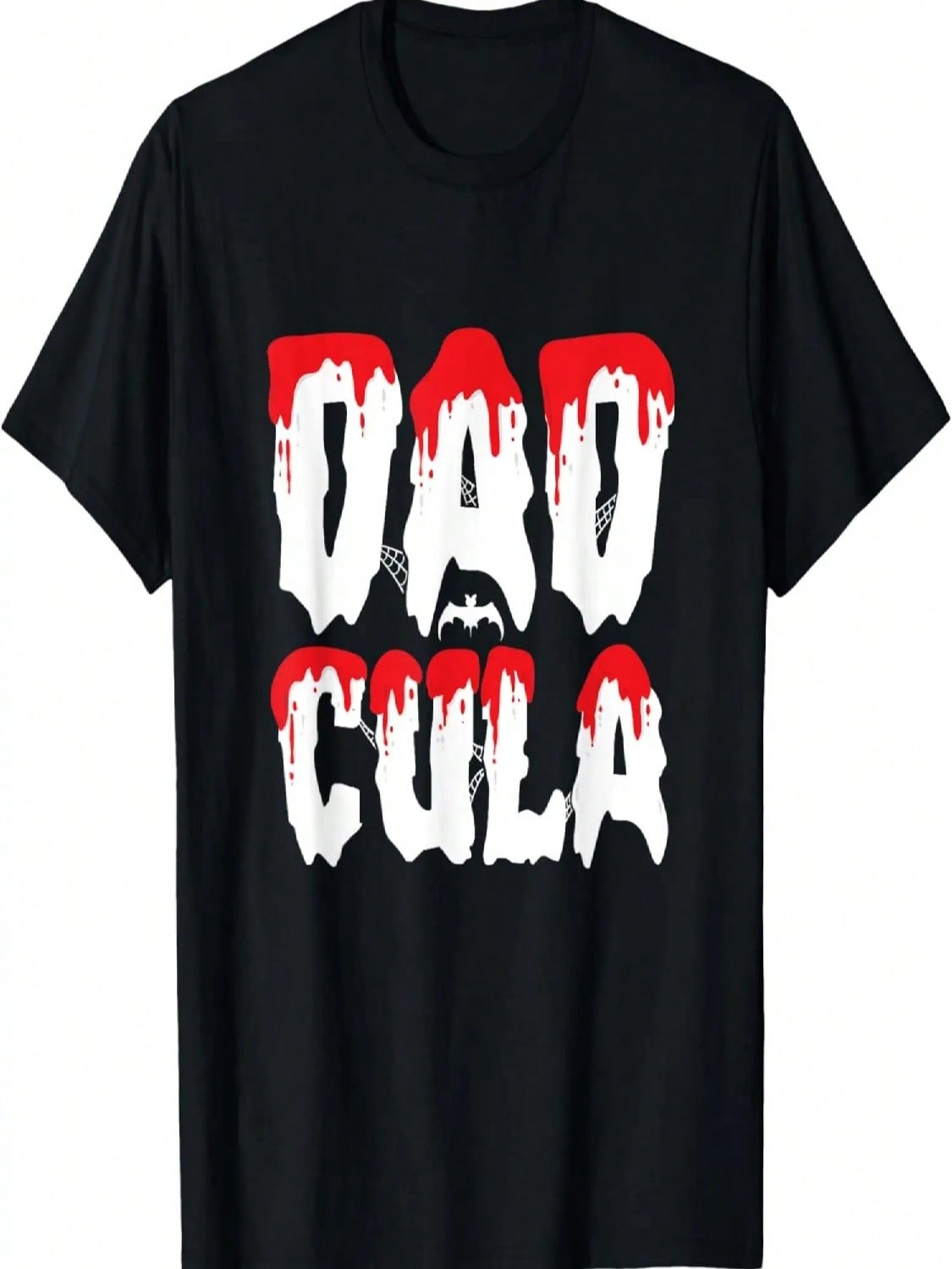 Dadcula Dad Dracula Vampire Father Halloween Costume T-Shirt S разноцветный