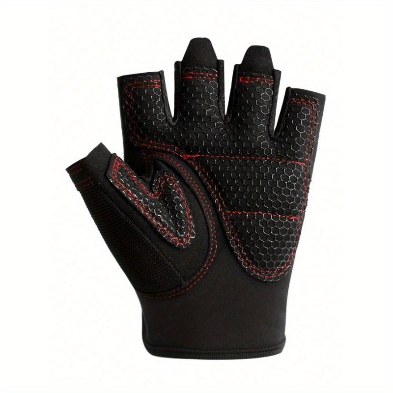 A Pair of Outdoor Sports Fitness Half-Finger Gloves Spring Play Cycling Mountaineering Handguard Non-Slip Men's Gloves