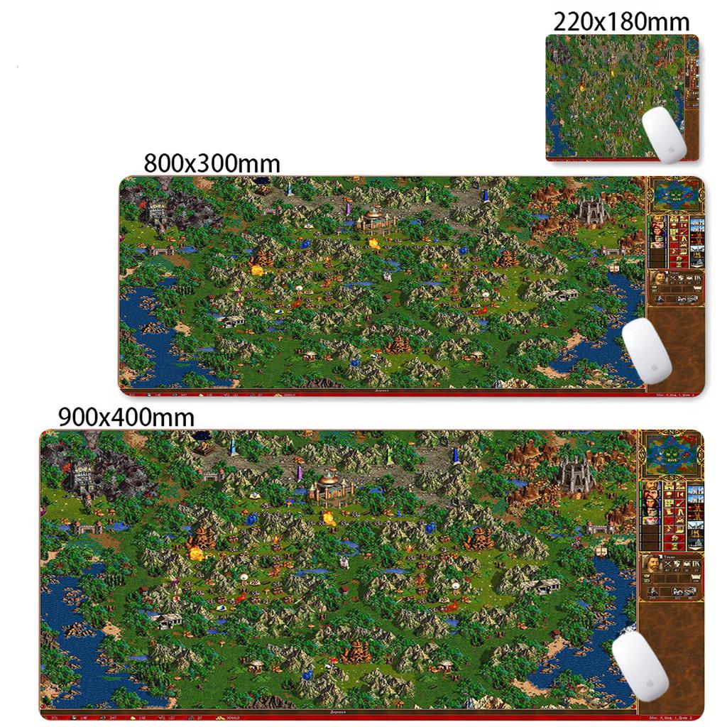Xcm Podložka pod myš Heroes of Might and Magic Podložka pod klávesnici a myš na stůl Kancelářské potřeby Podložka na stůl Koberec Podložka pod myš XXL