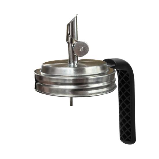 Mason Jar Pour Spout Lid for Ball Regular Mouth Jars Oil Dispenser Lid for Oil Vinegar Syrup Milk Stainless Steel Dust Caps