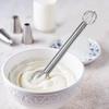 Sahnebereiter Stahl Handheld Miso-Stampfer für Suppensauce Japanische Lebensmittelqualität Mixer Schneebesen für Eierteige Soße Suppe Rühren