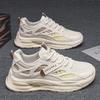 2025 spring men's shoes new breathable mesh shoes men's trend versatile platform sports shoes casual dad trendy shoes