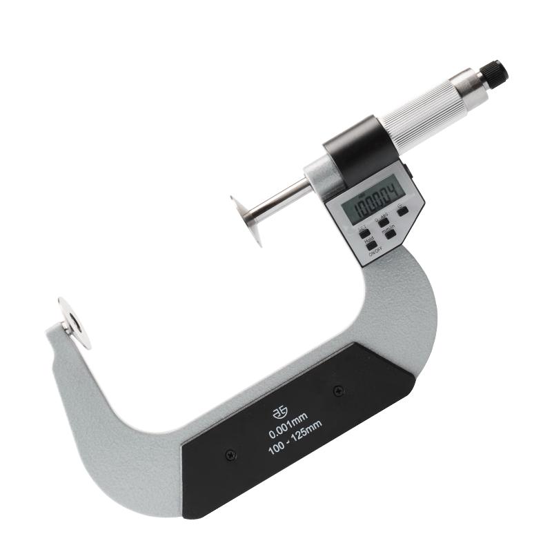 Xibei Qingliang Digital Gear Normal Micrometer with Disc Head 100-125mm