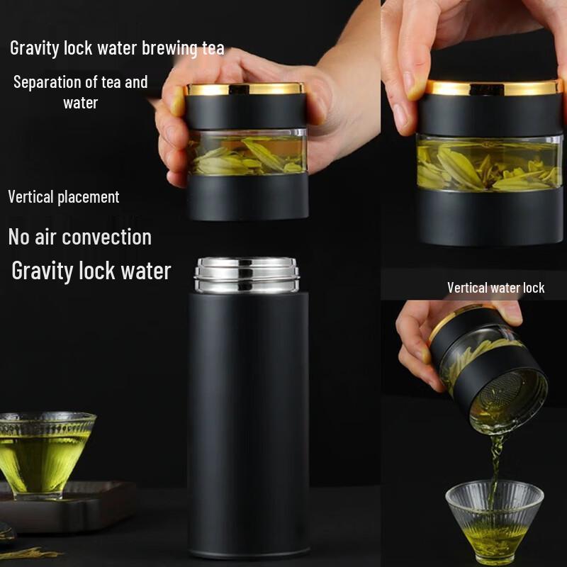 Smart Temperature Display Tea Infuser Bottle