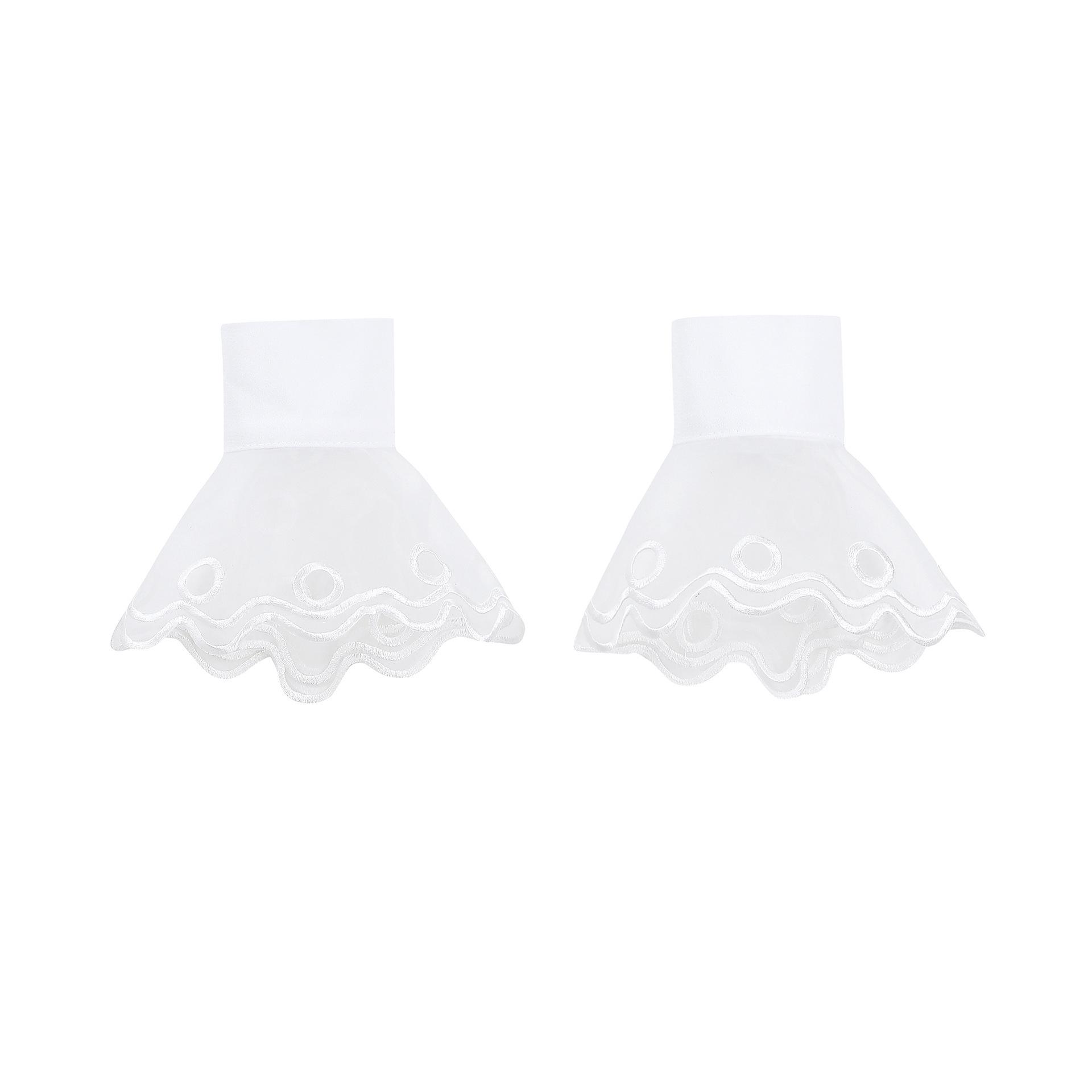 

Мужские рубашки с поддельным воротником и поддельными манжетами, деловая одежда, съемные воротники + поддельные рукава, женские декоративные поддельные воротники