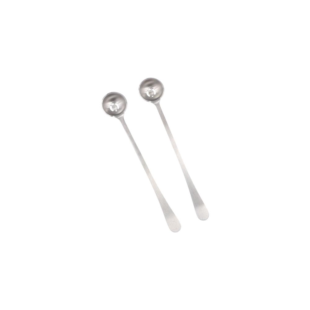 Long Handle Olive Strainer Spoon Stainless Steel Pickle Spoons Jam Slotted Spoon  Meatball
