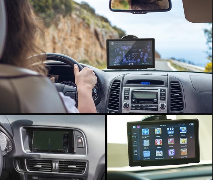Portable Car Navigation System with Latest Touch Voice 8GB National Japan Speed Warning 7-inch Maps, Screen, Navigation, Memory, Navigation, Map,