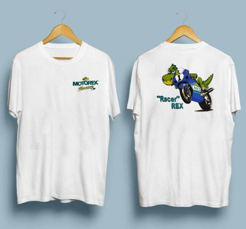 

Vintage NOS Motorex Racing “Racer Rex” White T-Shirt XL