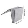 Bolsa Organizadora de Almacenamiento para Mesita de Noche de Fieltro Porta Teléfono, Libro, Revistas Bolsillos Bolsa de Almacenamiento Colgante Caja de Pañuelos para Bebé Bolsa de Bolsillo Lateral para Sofá