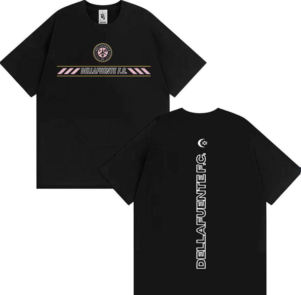

Rapper Dellafuente Album Tour Logo T Shirt Men Women Fashion Hip Hop High Street T-shirts Cotton 100% Casual Short Sleeve Tsh... 5XL різнокольоровий