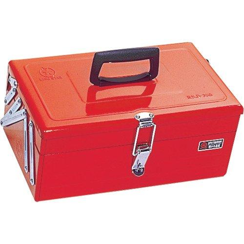 Ringstar Two-Tier Steel Box, Red, RSD-350 (L350 X W200 X H150mm)