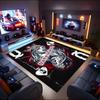 1PC Custom Name Queen Hearts Art Theme Floor Mat Ideal for Living Room, Game Rooms, Office, Bedroom,Floor Mat Playful Design