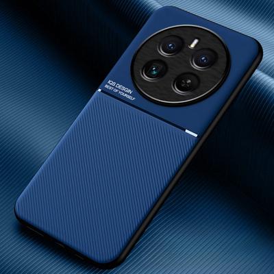 Pre puzdro Oppo Realme 12 Pro Plus 5G Luxusný silikónový magnetický držiak do auta zadný kryt pre kožené puzdrá Realmi 12 Pro+ Pro Plus 5G