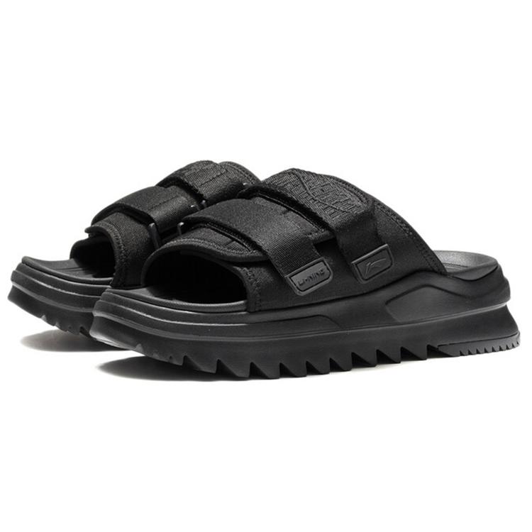 Zapatillas Li Ning CF Suela de Goma Silenciosa Deslizantes para Mujer Negras AGAS012-2