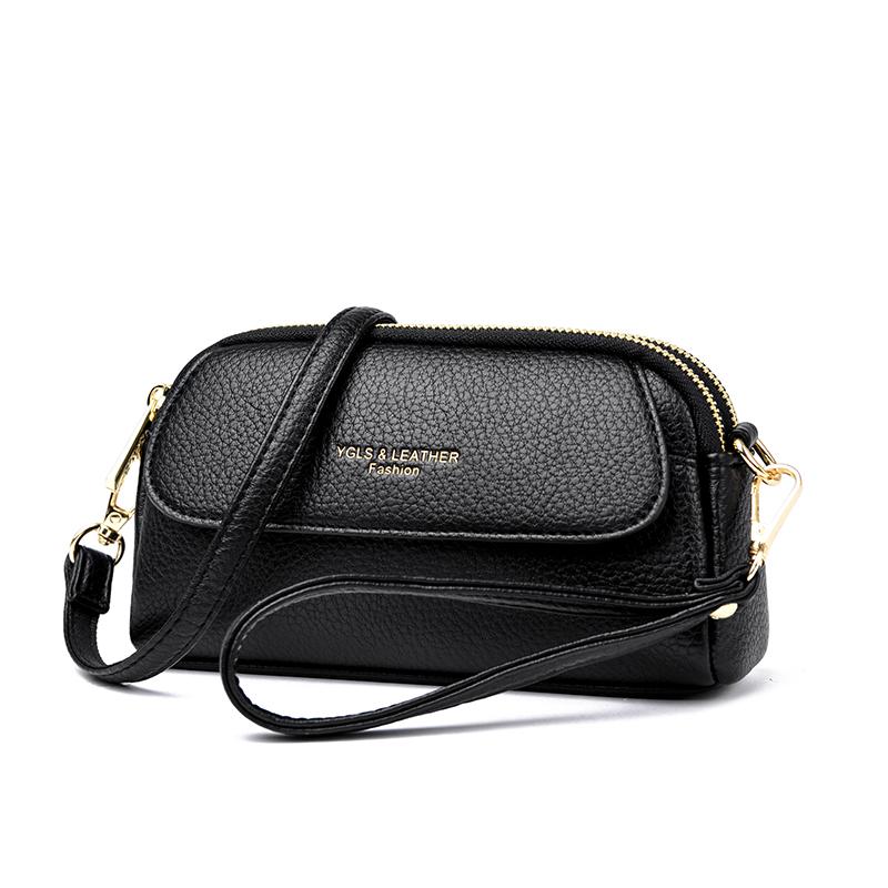 Prosta damska torba listonoszka, codzienna torba crossbody, modna torba na ramię, torebka z miękkiej skóry PU, odpowiednia do codziennego użytku i na zakupy