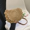 Vintage Woven Handbag New Vacation Round Summer Beach Bag Fashion Crossbody Bag Ladies Messenger Bags Premium Durable