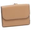 Chloe Alphabet Mini CHC21WP946 F57 26X Tri-fold Wallet, Beige, Women's, [Used]