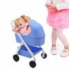 Bedroom Miniature Baby Stroller 1:12 Simulation Baby Bassinet Cart  Kids Toy