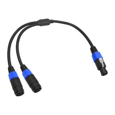 NL4FC Speak On Splitter Cable 1 Male To 2 Female Speaker Break Out Cable 2Pole Adapter Cable