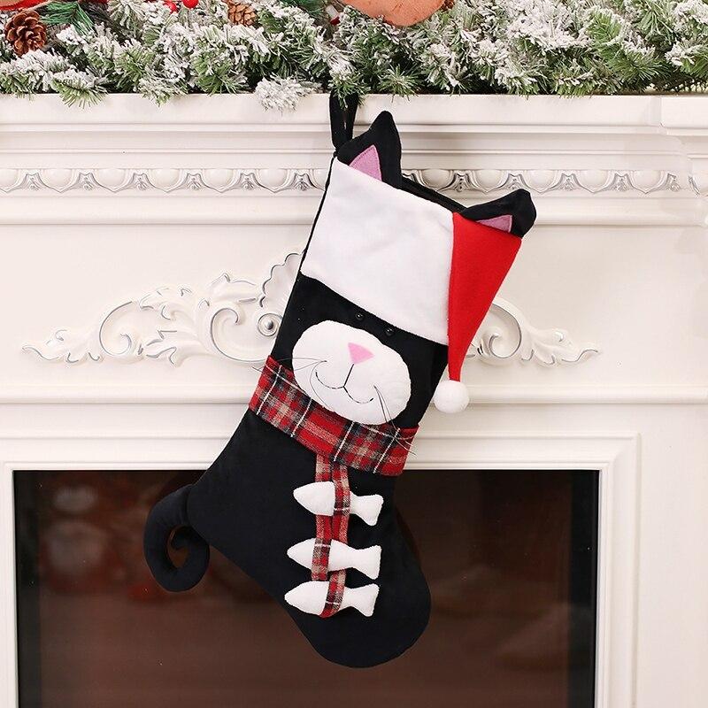 Christmas Stereoscopic Animal Socks 1pcS-C Flip Cap Dog Decorative Socks