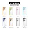 Applicable to Samsung s25plus metal lens frame mobile phone case matte frame TPU + PC Samsung s26 transparent mobile phone case