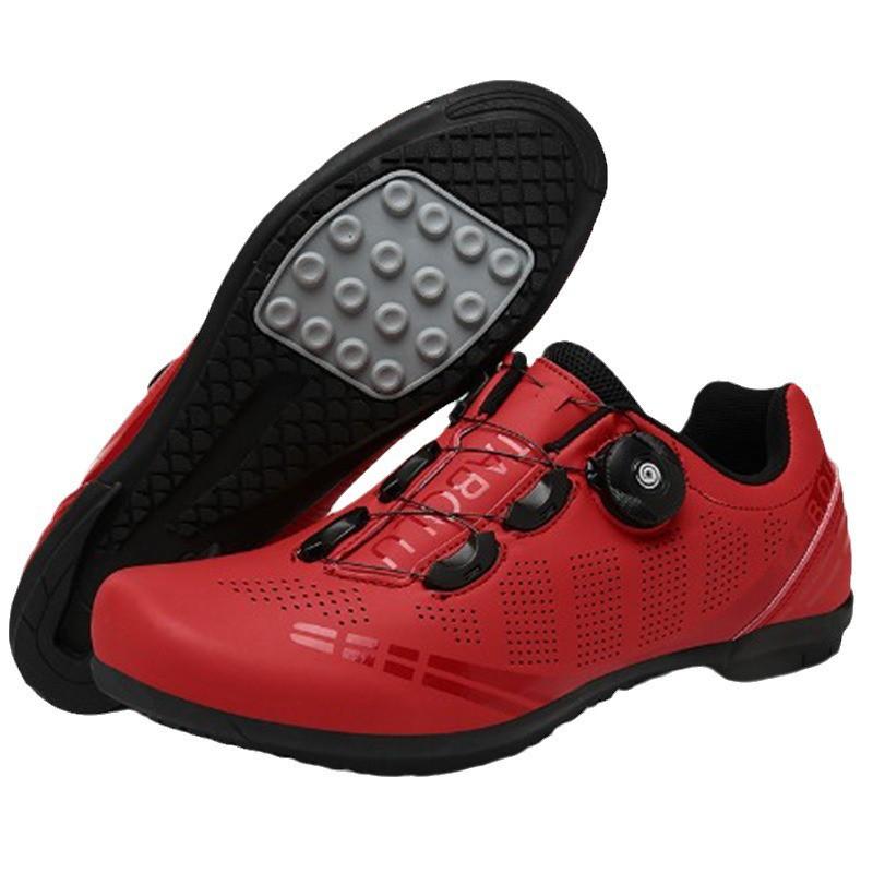 All-Season Mountain Road Cycling Shoes Men Women Breathable Rigid Sole Clipless Compatible