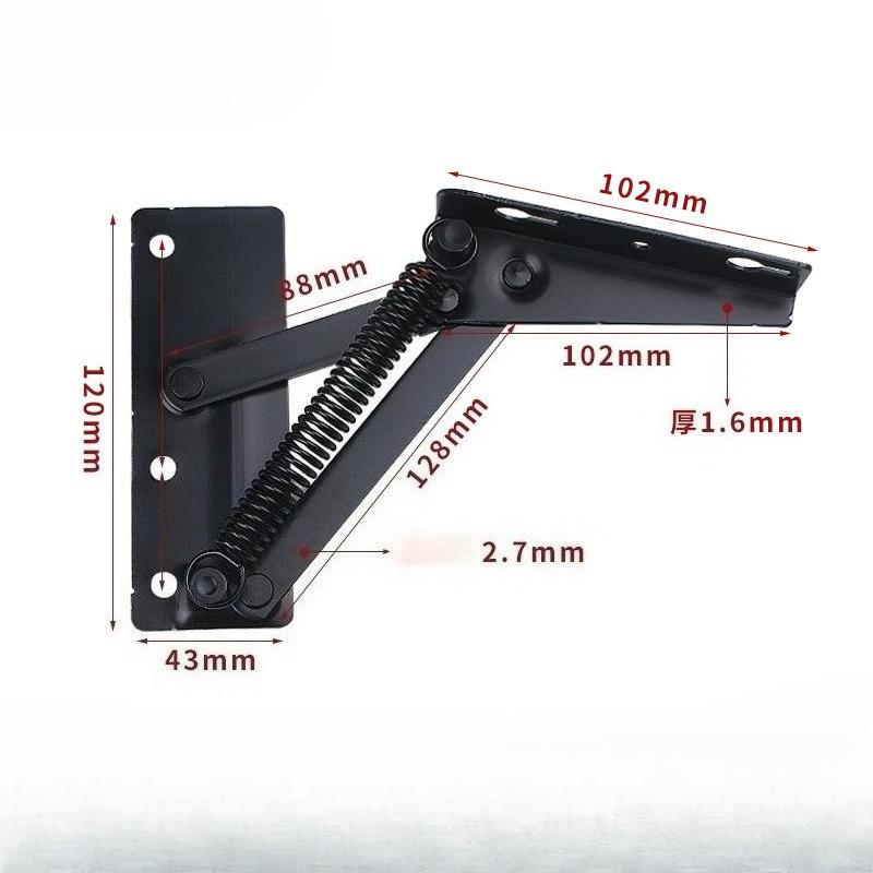 Cabinet Sofa Bed Hinge Steel Lift-Up Support Hinge Door Cabinet Drawer Furniture Hinges Mounting Bracket Hardware Repair Tools