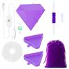 Vakuum Diamant Malstift Set - Diamant Kunst Zubehör Werkzeuge, Punktbohrer Stift, Diamant Kunst Stift Set für Erwachsene