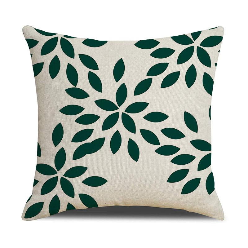 Throw Pillow Case Printed Polyester Lumbar Cushion Living Room Home Sofa Pillow Case