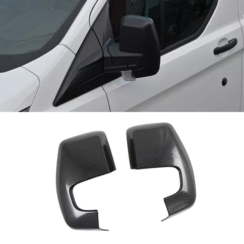 Car Rearview Side Mirror Cover Trim Caps for Ford Transit/Tourneo   2012 2013 2014 2015- Side Mirror Cap Accessories